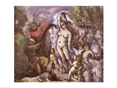 Framed Temptation of St. Anthony Print