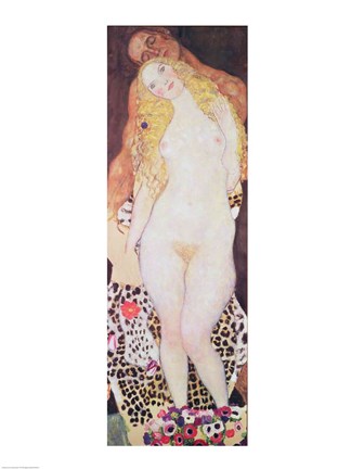 Framed Adam and Eve, 1917-18 Print