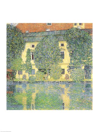 Framed Schloss Kammer on the Attersee III, 1910 Print