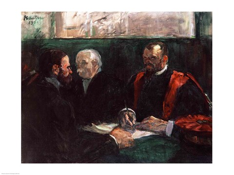 Framed Examination at the Faculty of Medicine, 1901 Print