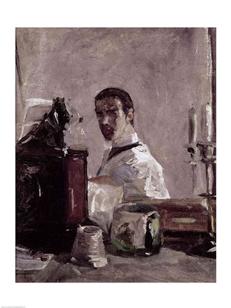 Framed Self Portrait, 1880 Print