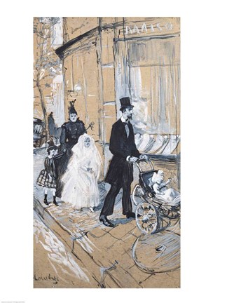 Framed First Communion Day, 1888 Print