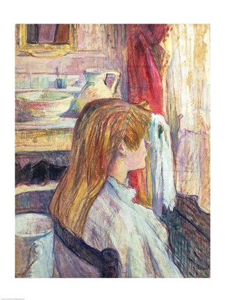 Framed Woman at the Window, 1893 Print