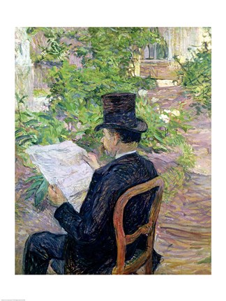 Framed Monsieur Desire Dihau Print