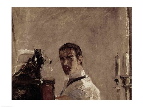 Framed Self Portrait, 1880 detail Print