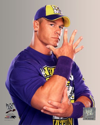 Framed John Cena 2011 Posed Print