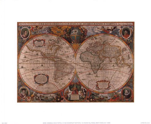 Framed Nova Totius Print