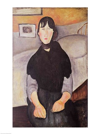 Framed Young Woman of the People Print