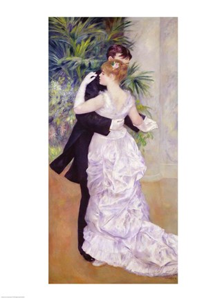 Framed Dance in the City, 1883 Print