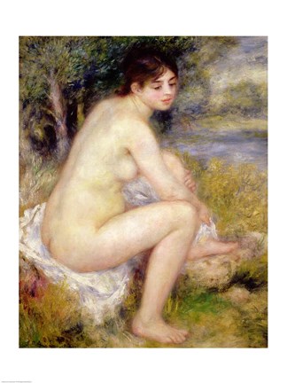 Framed Nude in a Landscape, 1883 Print