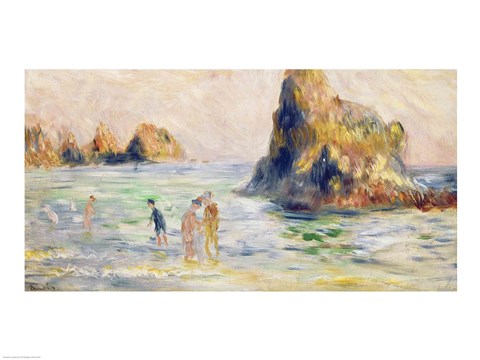 Framed Moulin Huet Bay Print