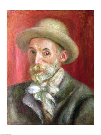 Framed Self portrait, 1910 Print