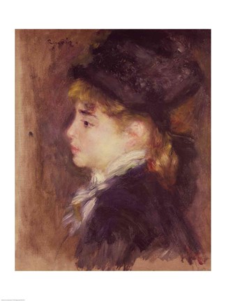 Framed Portrait of a woman Print