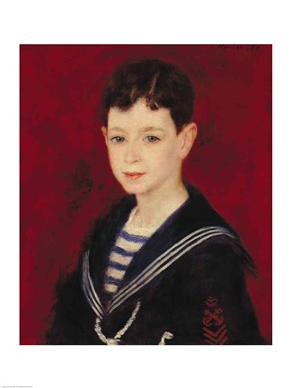 Framed Portrait of Fernand Halphen Print