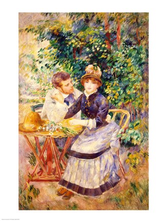 Framed In the Garden, 1885 Print