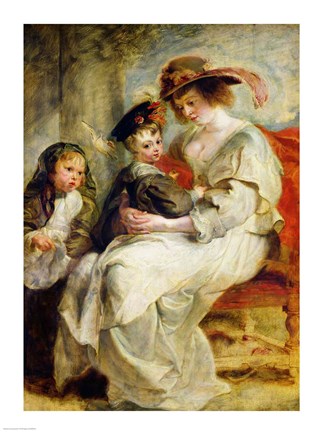 Framed Helene Fourment Print