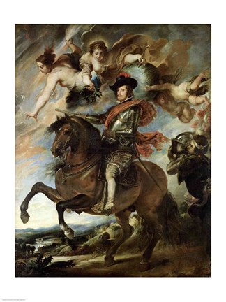 Framed Portrait of Philip IV Print