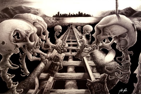 Framed TerrorRail 1 Print