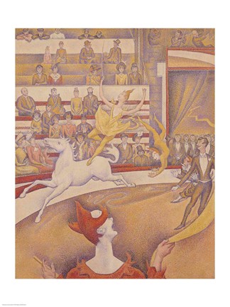 Framed Circus, 1891 Print