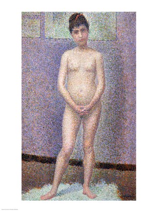 Framed Model from the Front, 1886-7 Print