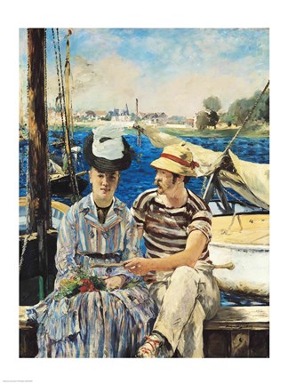 Framed Argenteuil, 1874 Print