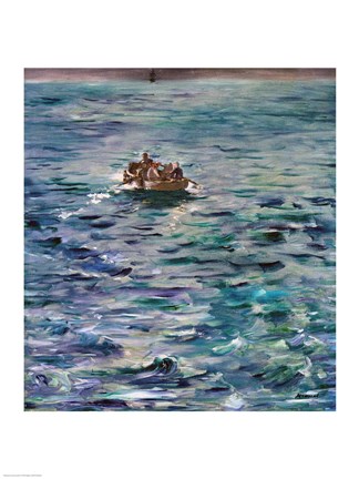 Framed Escape of Henri de Rochefort Print