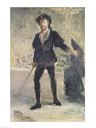 Framed Jean-Baptiste Faure in the Opera &#39;Hamlet&#39; by Ambroise Thomas Print