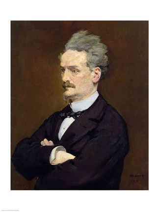 Framed Journalist Henri Rochefort Print