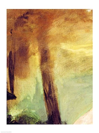 Framed Dejeuner sur l&#39;Herbe, 1863, detail of tree Print