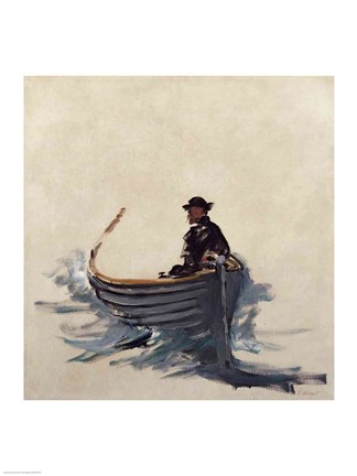 Framed Study for The Escape of Rochefort, 1881 Print