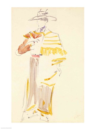 Framed Mexican, 1862 Print