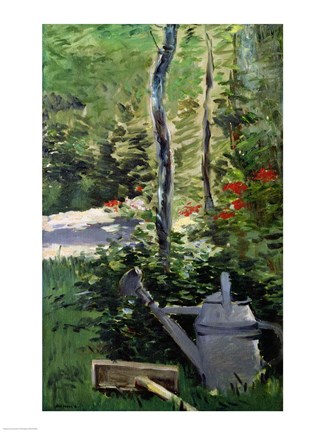 Framed Watering Can, 1880 Print