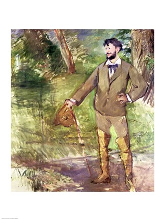 Framed Portrait of Emile-Auguste Carolus-Duran Print