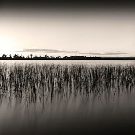 Framed Sunset on Ottawa River, Study #2 Print