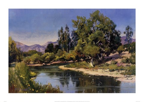 Framed Warm Spring Day Print