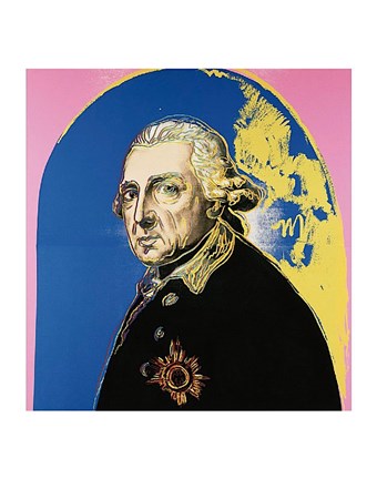 Framed Frederick the Great, 1986 Print