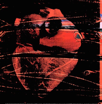 Framed Human Heart, c. 1979 (red) Print