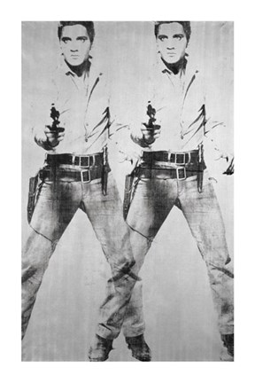 Framed Double Elvis, 1963 Print
