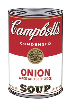 Framed Campbell&#39;s Soup I:  Onion, 1968 Print