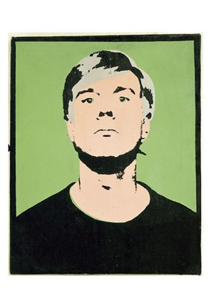 Framed Self-Portrait, 1964 (on green) Print