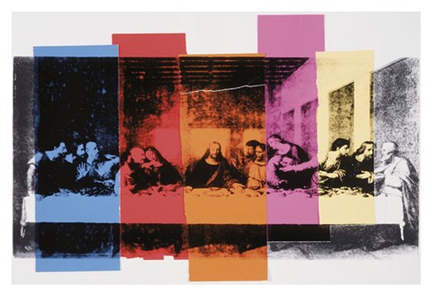 Framed Detail of The Last Supper, 1986 Print