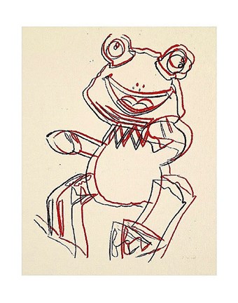 Framed Frog, 1983 Print