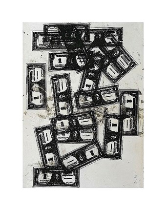 Framed One Dollar Bills, 1962 Print