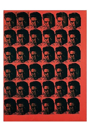 Framed Red Elvis, 1962 Print