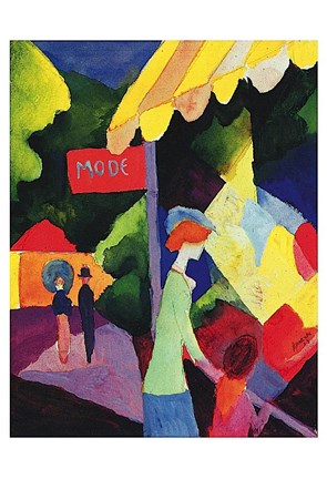 Framed Fashion Store Window Print