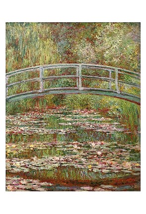 Framed Water Lily Pond, 1899 Print