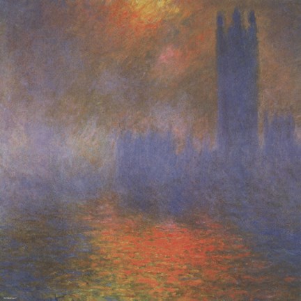 Framed Houses of Parliament Print