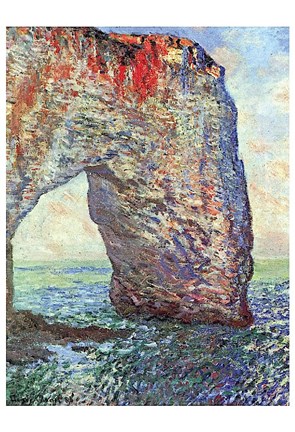 Framed Manneporte near Etretat, 1886 Print