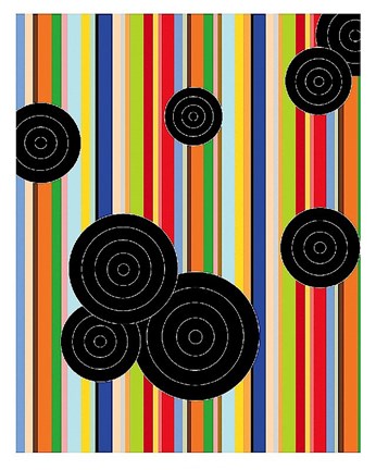 Framed Multiple Universe, No Lines Print