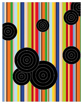 Framed Multiple Universe, No Lines Print